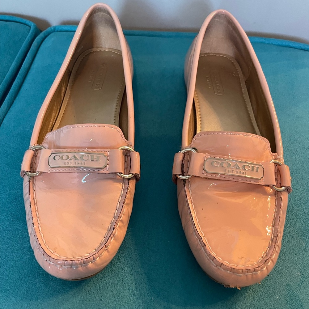 Coach designer loafers - Blush pink - good condition